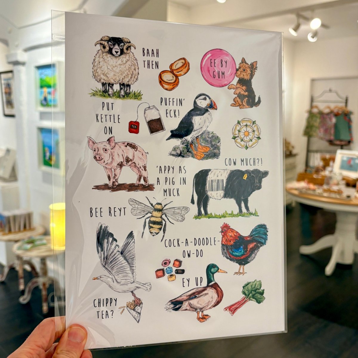 A Reyt Yorkshire A4 Print - HD Designs_Just Makers
