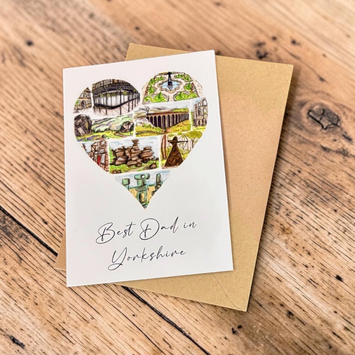 Best Dad in Yorkshire Card - HD Designs_Just Makers