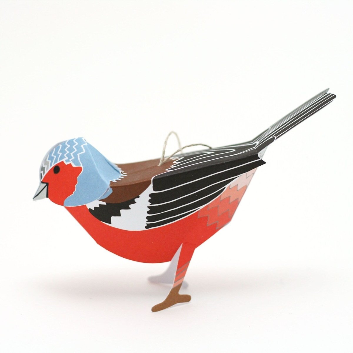 Chaffinch Pop - Up 3D Card & Decoration - Just Makers Faye Stevens - Merryday Studio