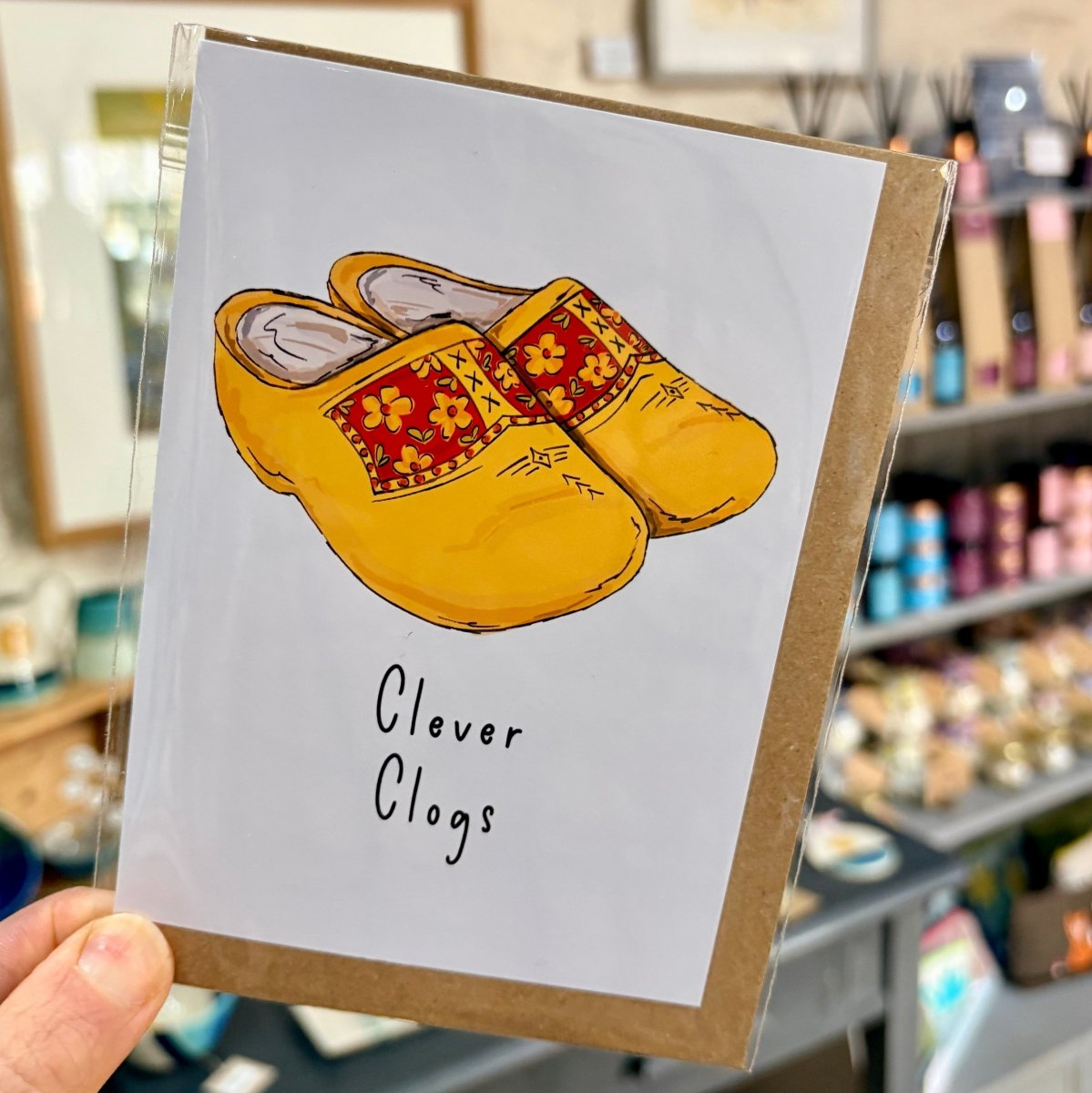 Clever Clogs Card - HD Designs_Just Makers