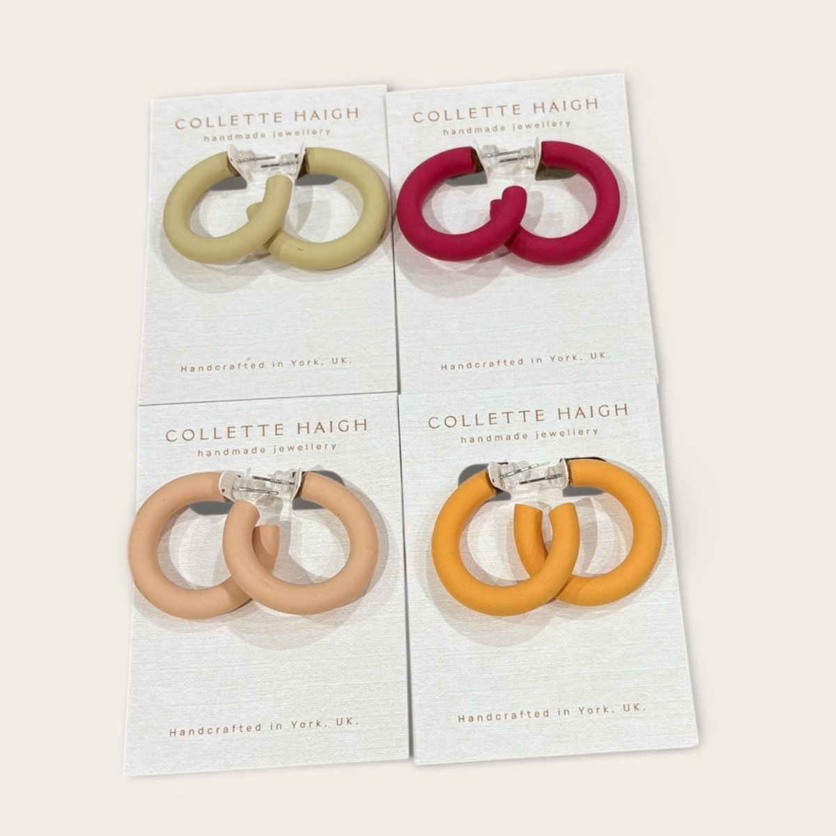Colourful Hoop Earrings - CH Handmade_Just Makers