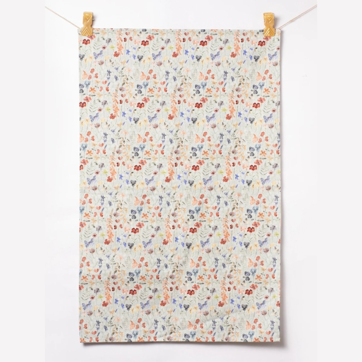 Cotton Tea Towel Botanical Design - Pattern Passion_Just Makers
