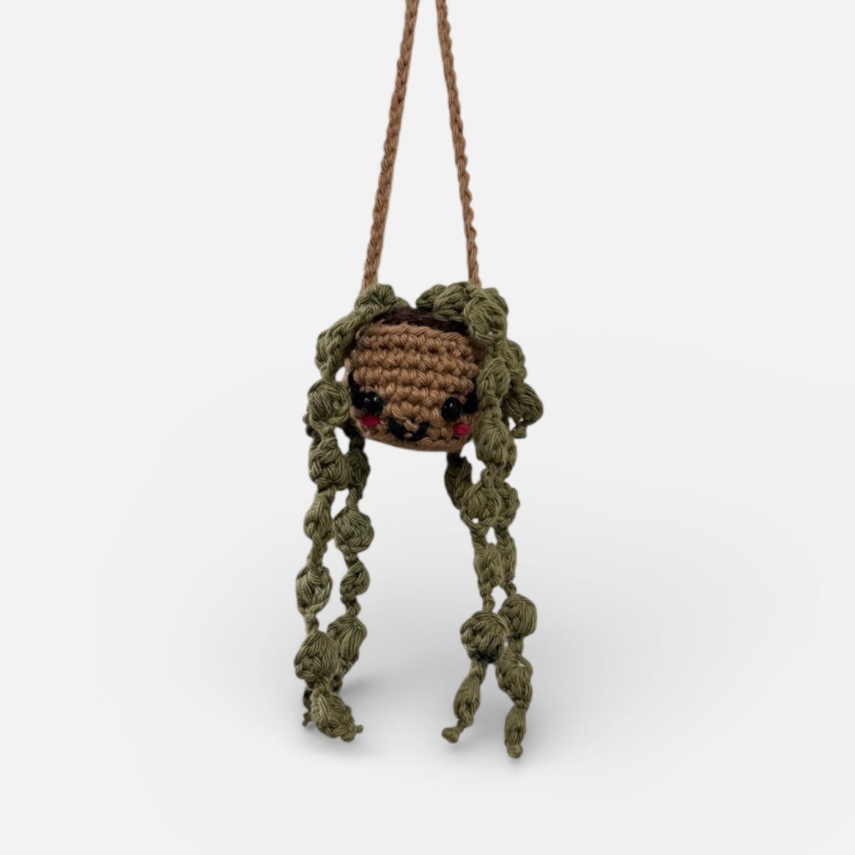 Crochet Happy Hanging Plant - Hooked on Yarn_Just Makers