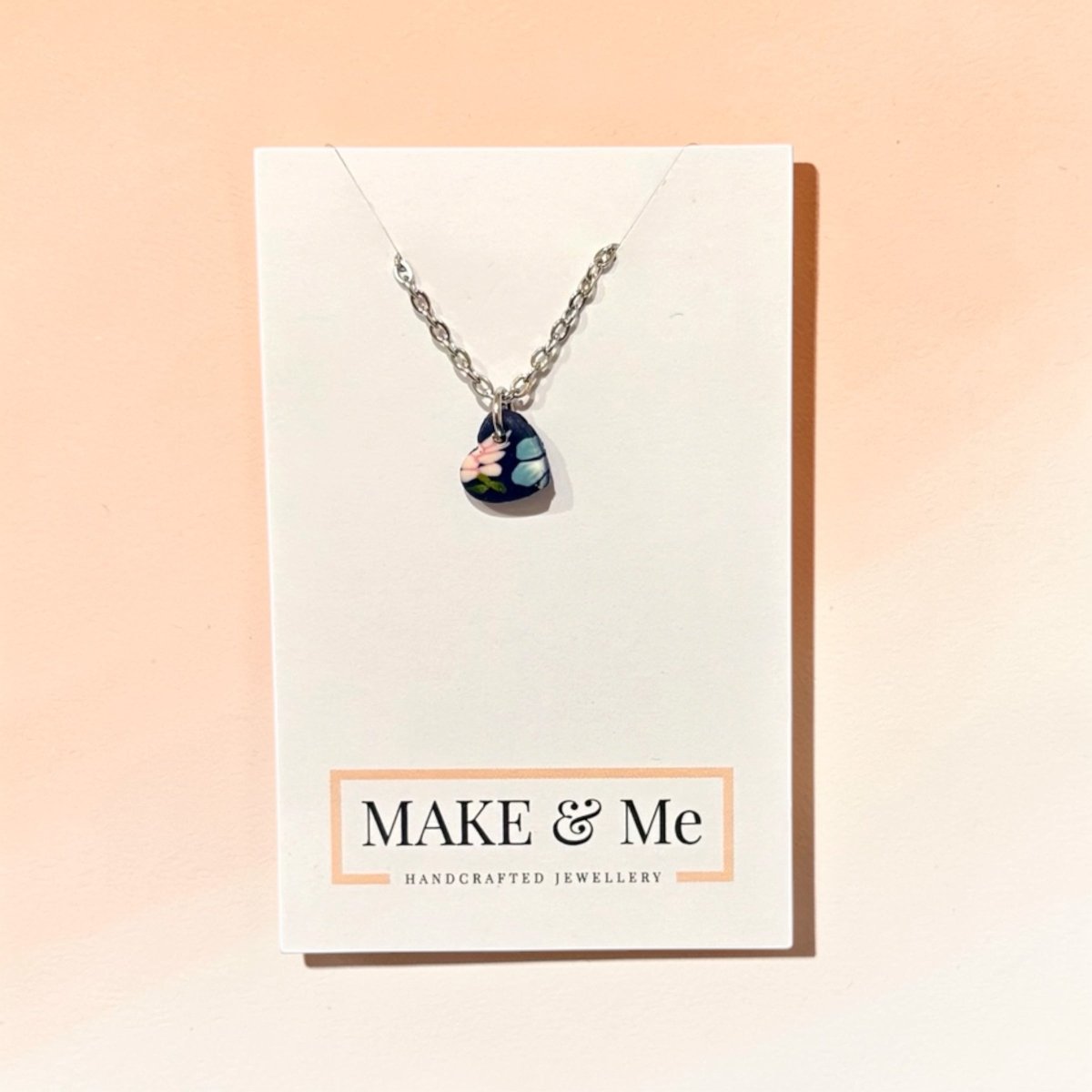 Floral Heart Necklace - Make & Me_Just Makers