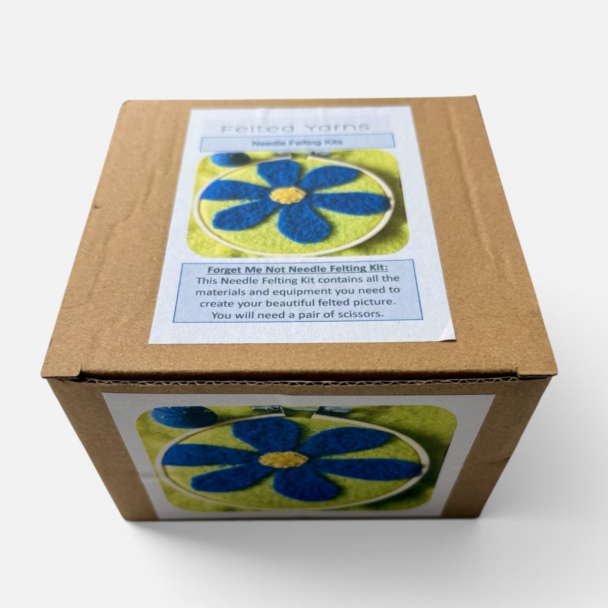 Forget Me Not Mini Needle Felting Kit - Felted Yarns_Just Makers