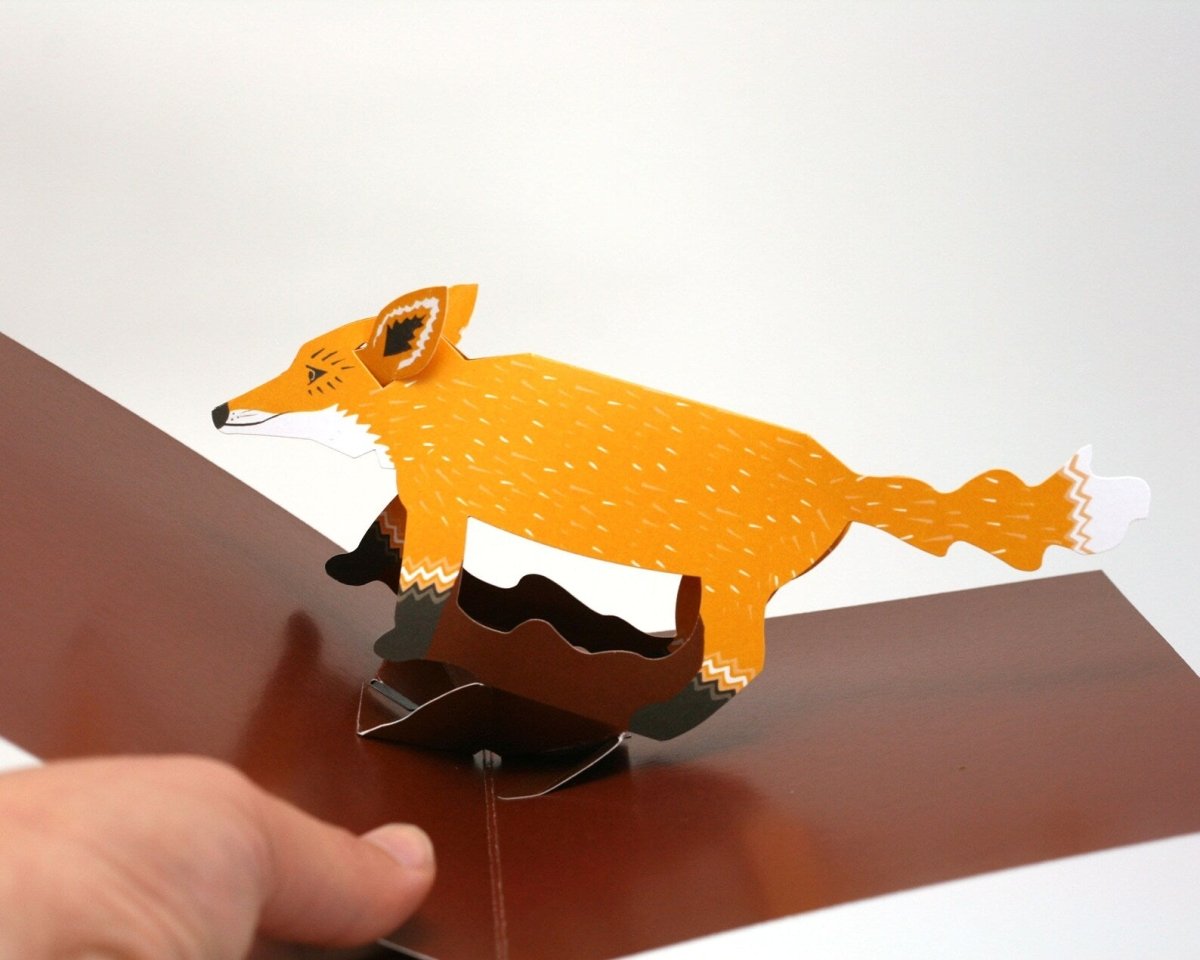 Fox Pop - Up 3D Card - Just Makers Faye Stevens - Merryday Studio