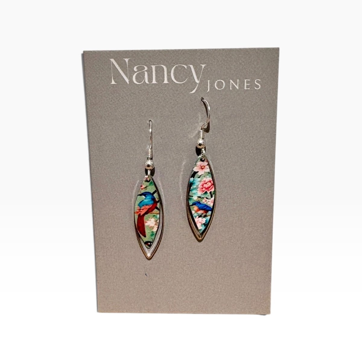 Fusion Marquis Pastel Bird Earrings - Nancy Jones_Just Makers