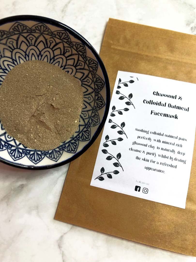 Ghassoul and Colloidal Oatmeal Facemask - Just Makers Wharfedale Soaps