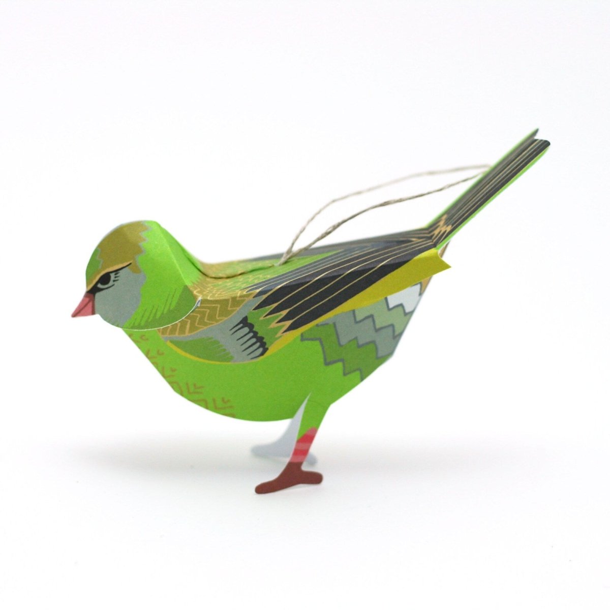 Greenfinch Pop - Up 3D Card & Decoration - Just Makers Faye Stevens - Merryday Studio