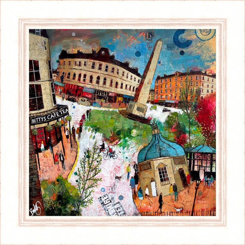 Harrogate Obelisk Original Painting - Richard Burel_Just Makers