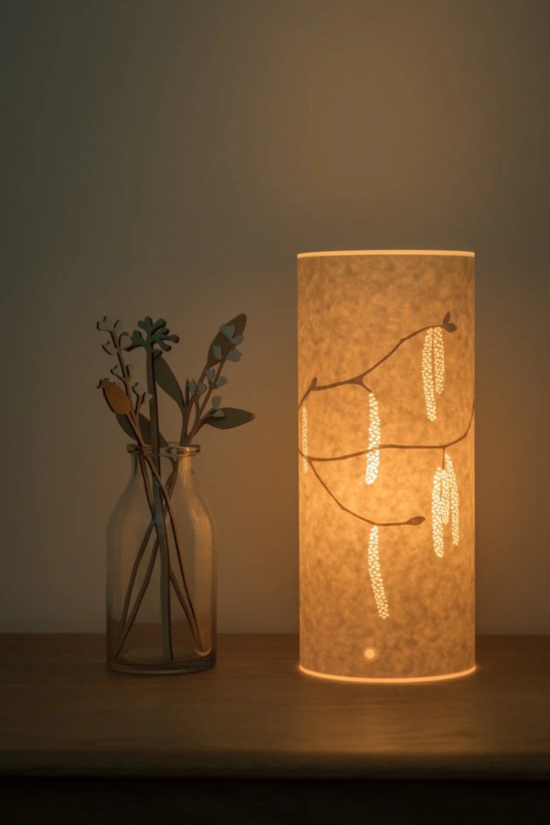 Hazel Catkins Small Table Lamp - Hannah Nunn_Just Makers