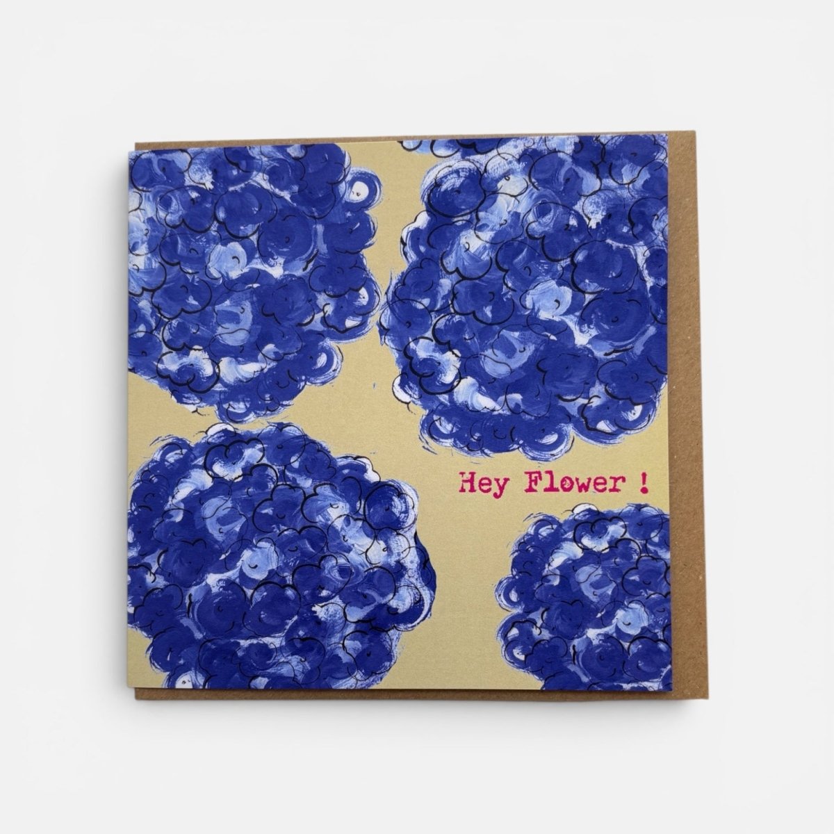 Hey Flower Card - The Proverbial Hare_Just Makers