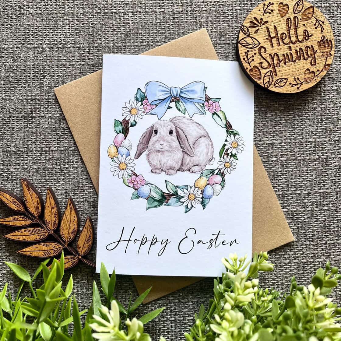 Hoppy Easter Card - HD Designs - Just Makers HD Designs