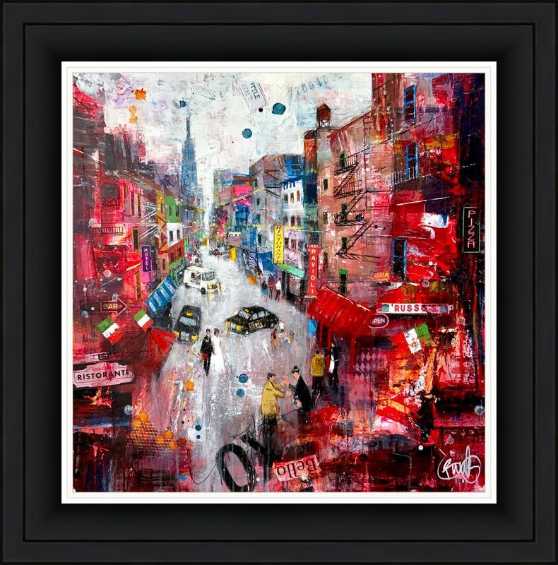 Little Italy, New York Mounted Print - Richard Burel_Just Makers