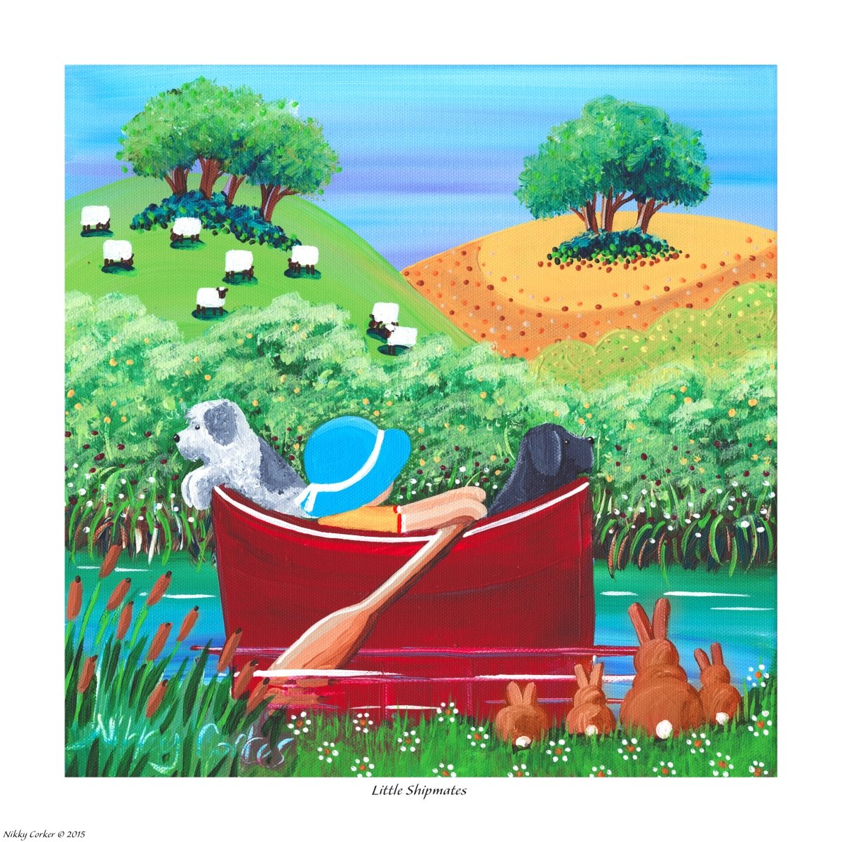 Little Shipmates Mounted Print - Nikky Corker_Just Makers