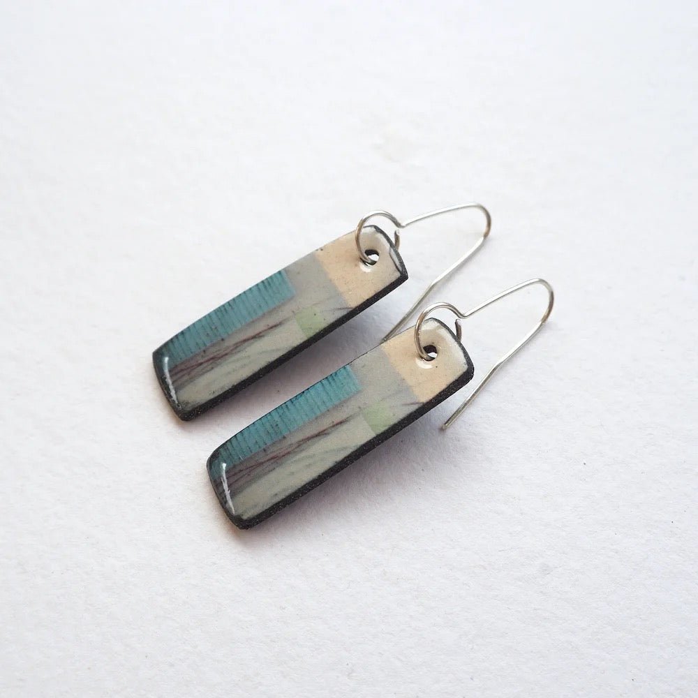 Mere Elements Range Drop Earrings - Karen Howarth Ceramics_Just Makers