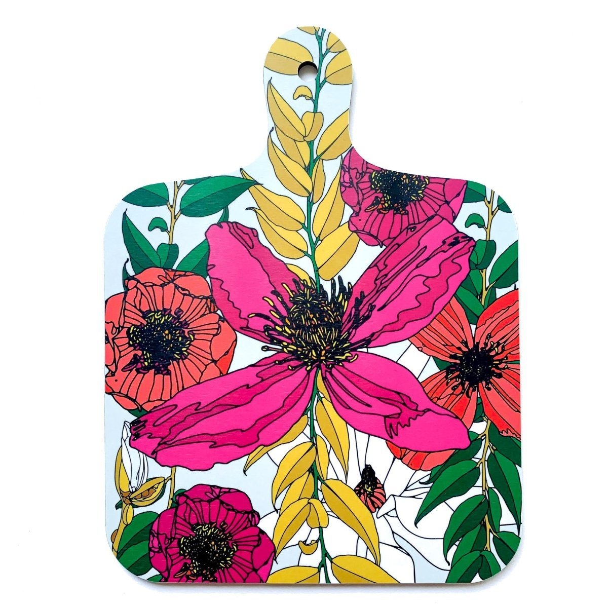 Mini Garden Blooms Chopping Board - Just Makers Bean and Bemble