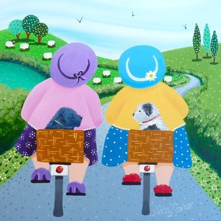 Travelling Companions Greeting Card - Nikky Corker - Just Makers Nikky Corker