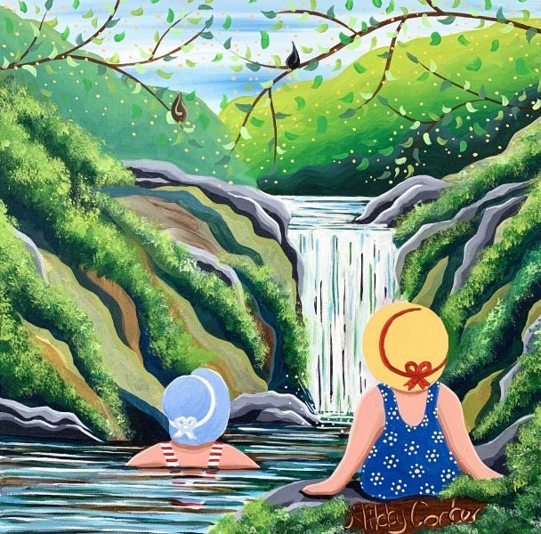 Water Babes Greeting Card - Nikky Corker - Just Makers Nikky Corker