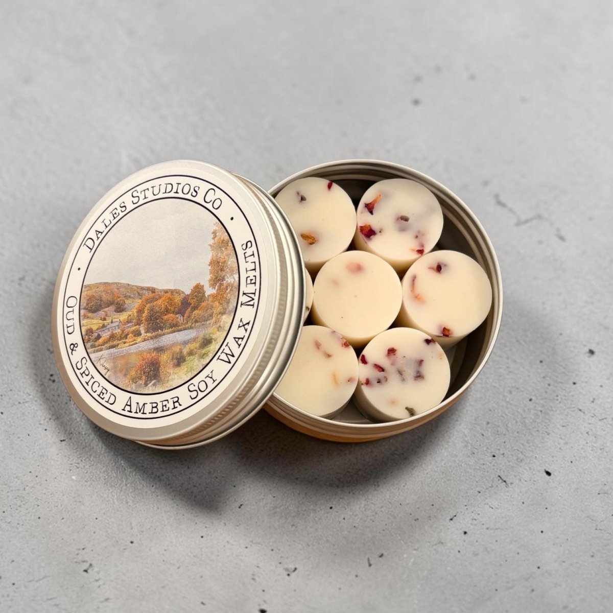 Oud and Spiced Amber Natural Soy Wax Melts - Dales Studios Co_Just Makers