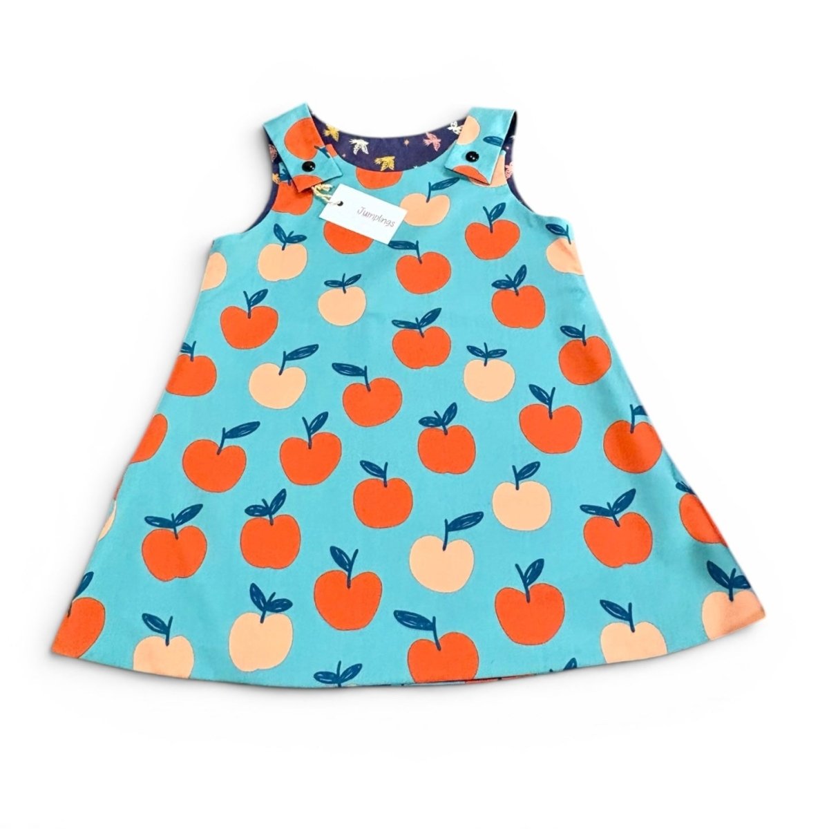 Peach Reversible Dress 3-4 Years - Jumplings Clothes_Just Makers