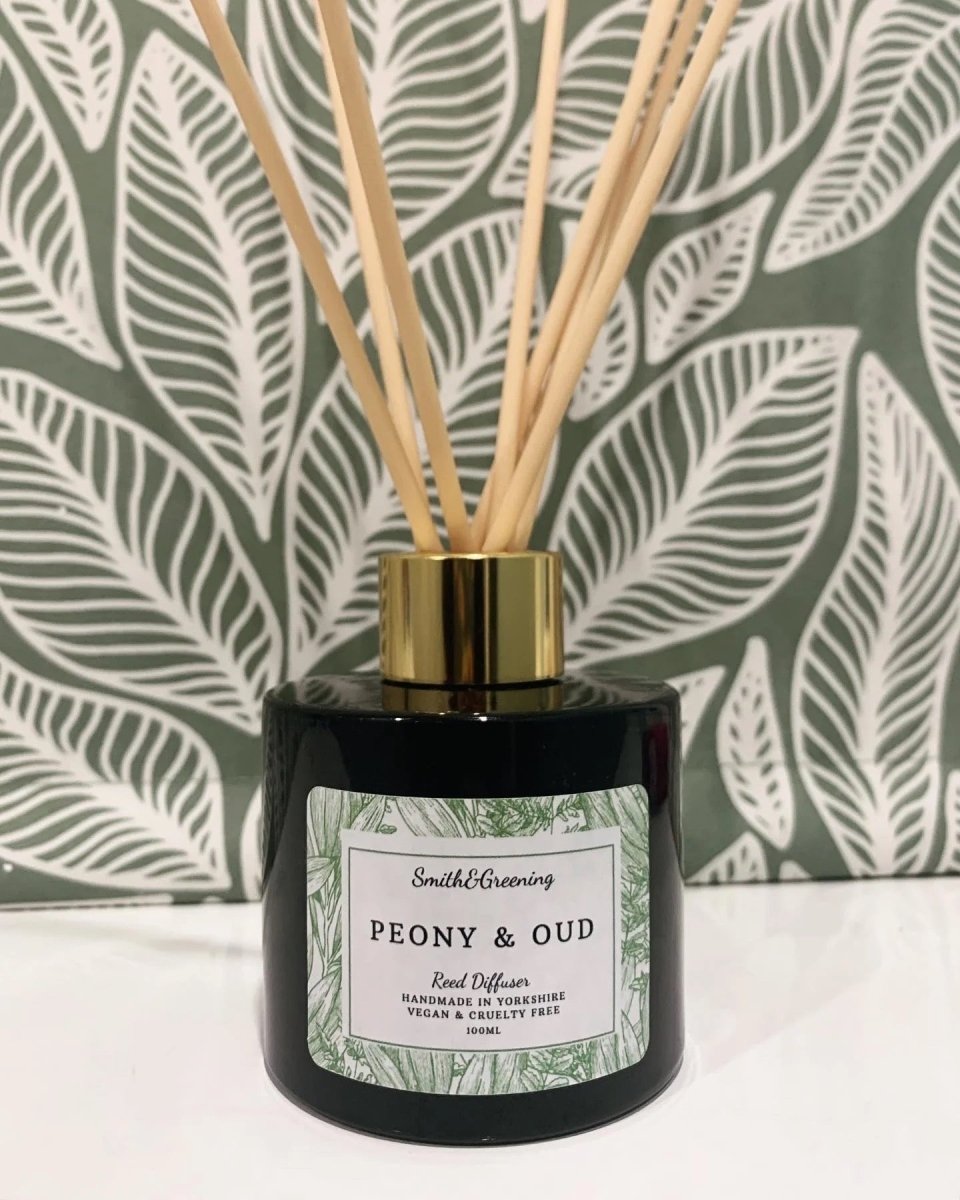 Peony and Oud Reed Diffuser - Smith and Greening_Just Makers