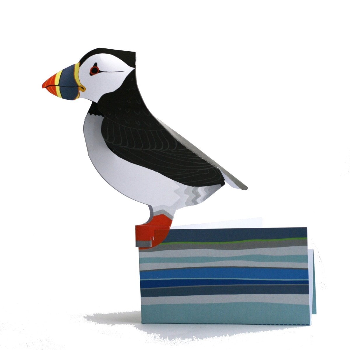 Puffin Pop - Up 3D Card & Decoration - Just Makers Faye Stevens - Merryday Studio