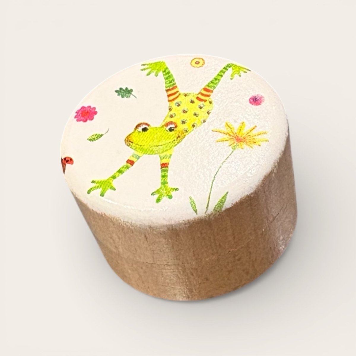 Small Wooden Frog Box - Sarah Tustin_Just Makers