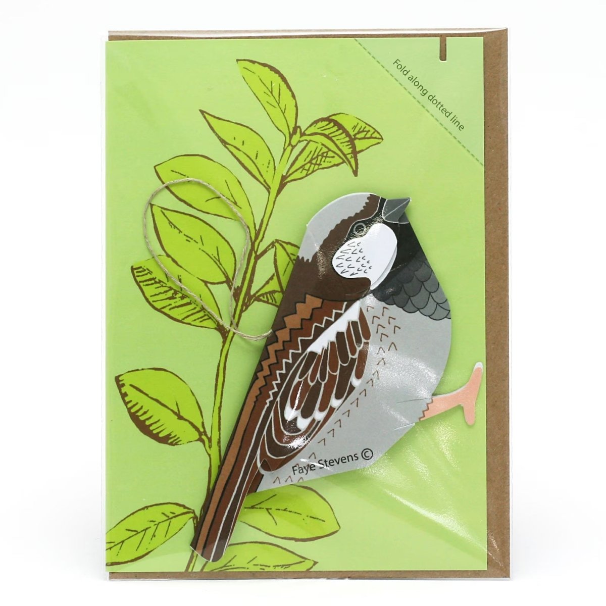 Sparrow Pop - Up 3D Card & Decoration - Just Makers Faye Stevens - Merryday Studio