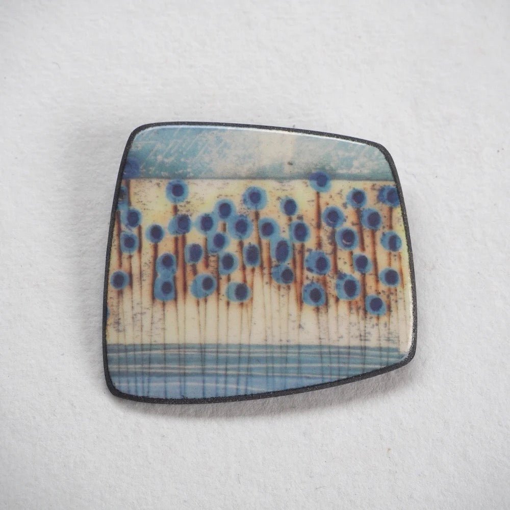 Stems Elements Range Brooch - Karen Howarth Ceramics_Just Makers