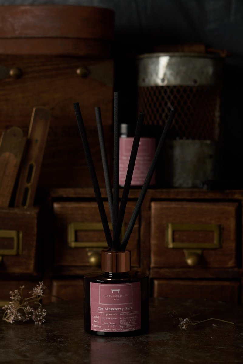 Strawberry Farm Diffuser by The Kandlers Table_Just Makers