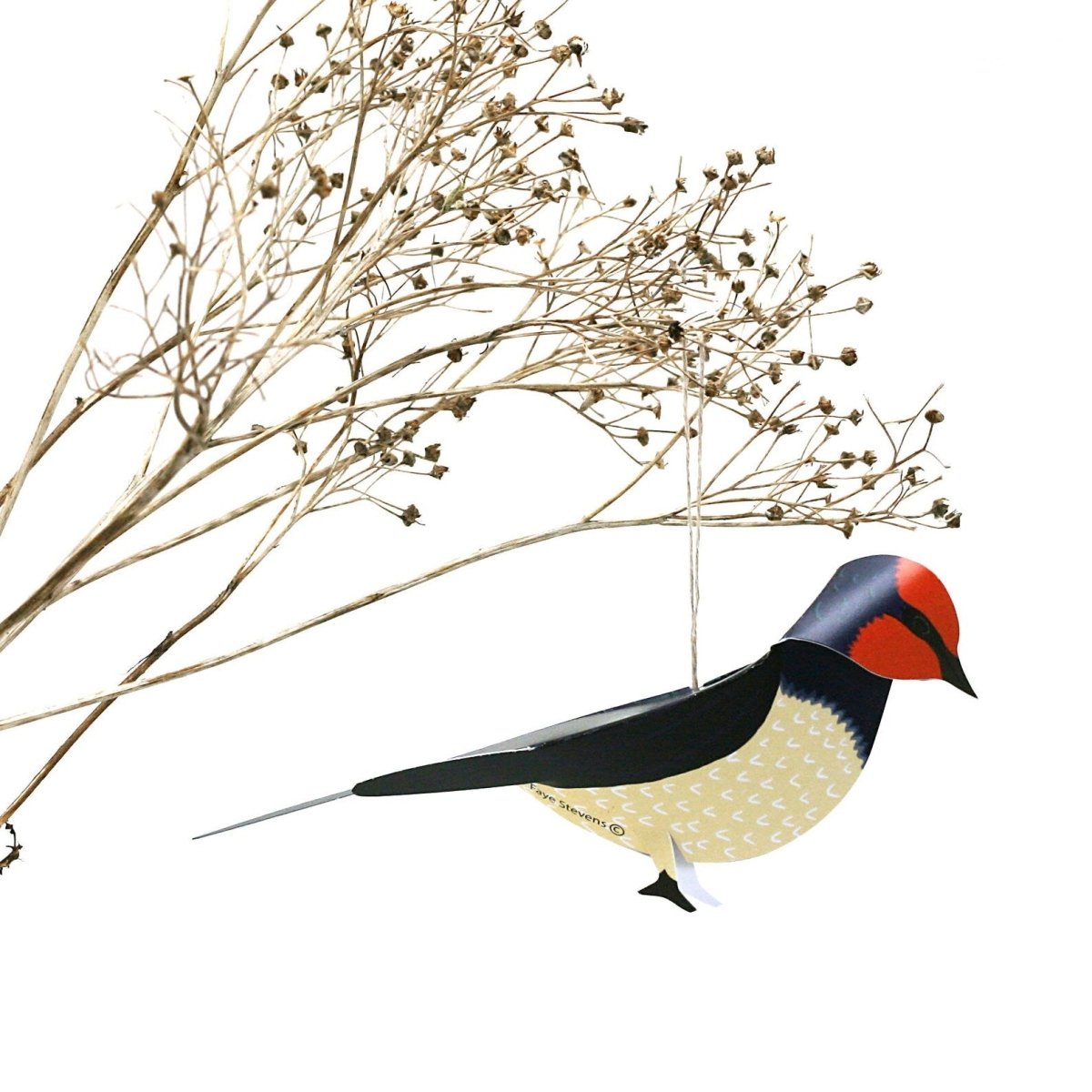 Swallow Pop - Up 3D Card & Decoration - Just Makers Faye Stevens - Merryday Studio
