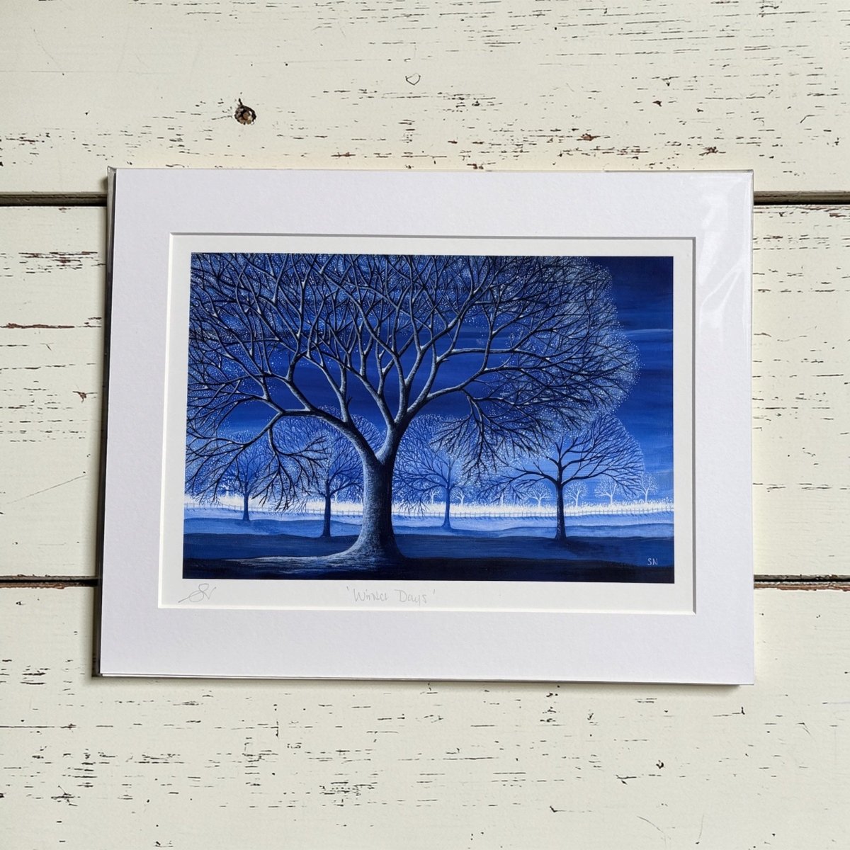 Winter Days A4 Giclee Print - Sarah Jane Nicholls
