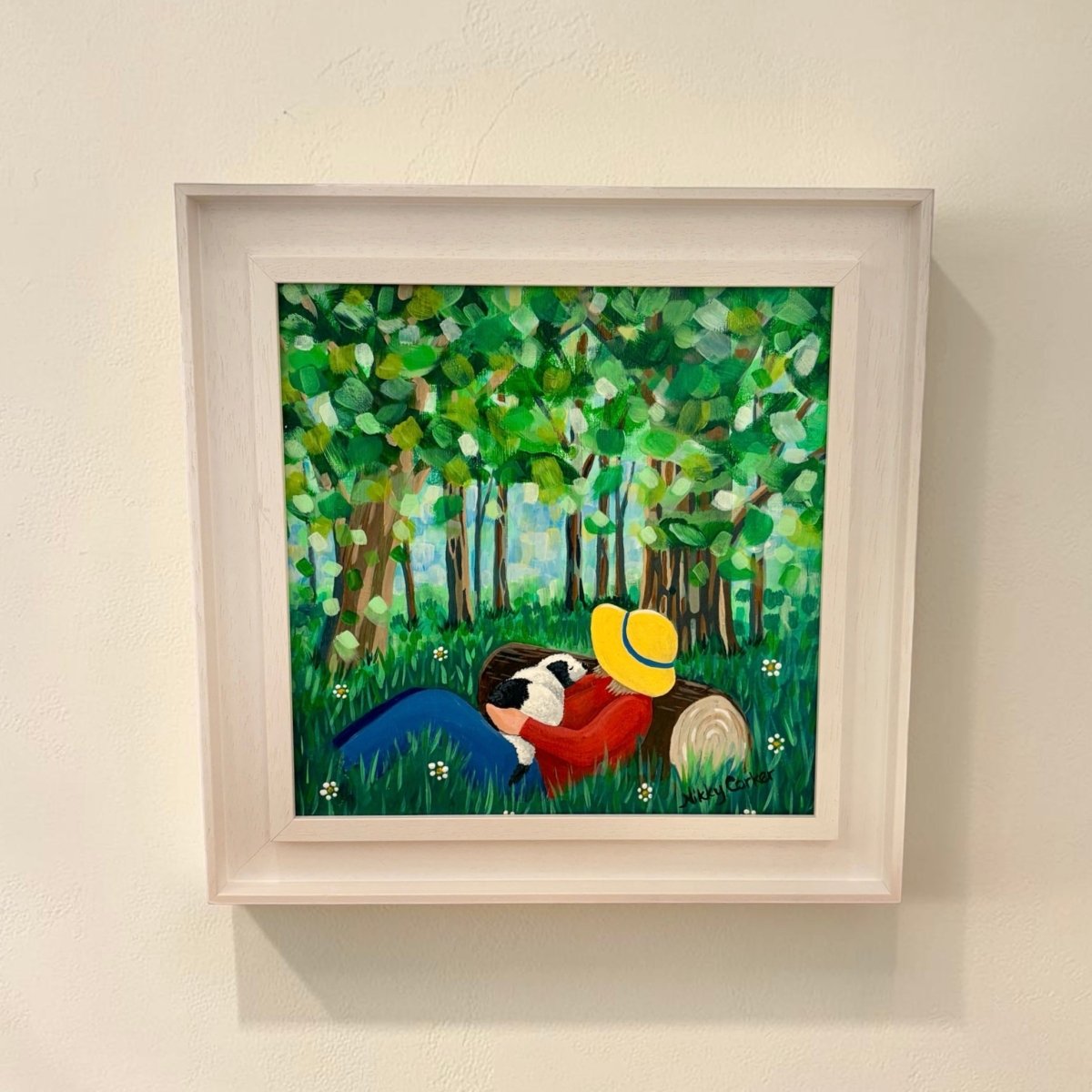 Woodland Dreams Framed Original Painting - Nikky Corker_Just Makers