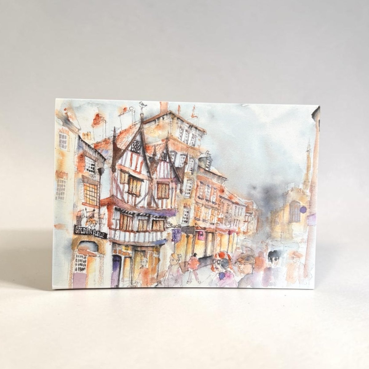 York Golden Fleece Greeting Card - Tim Gomersall Art_Just Makers