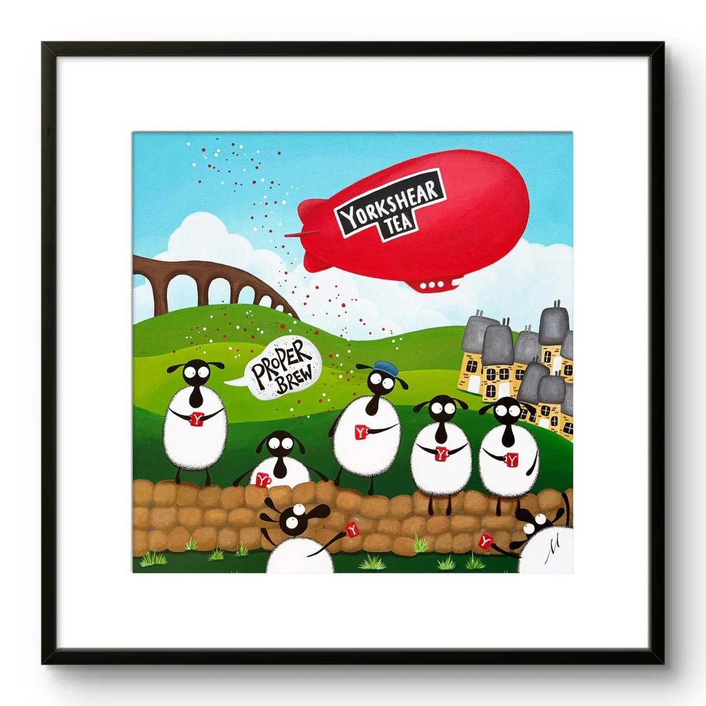 Yorkshear Tea 20" Limited Edition Print - Mervyn Tay Art_Just Makers