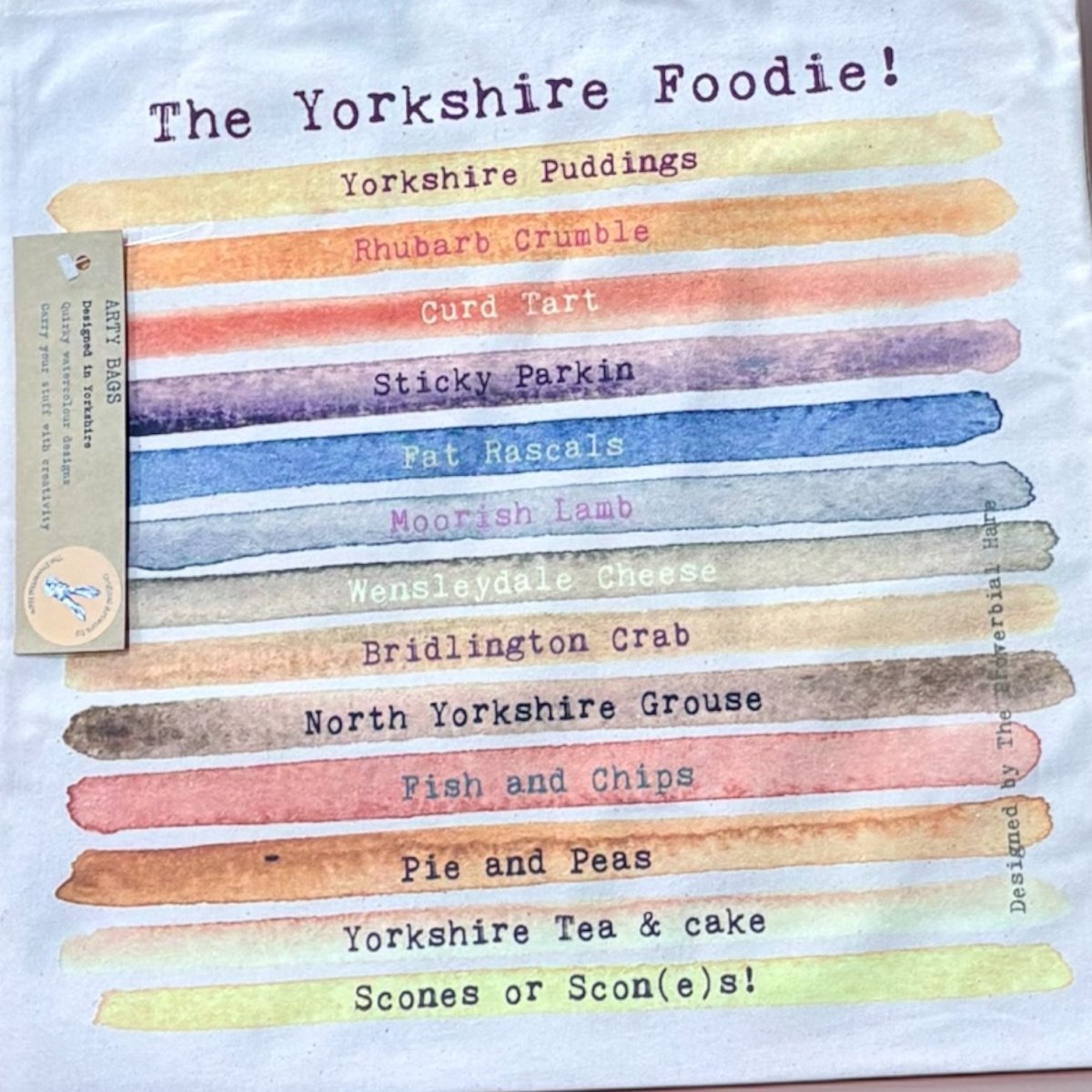 Yorkshire Foodie Tote Bag - The Proverbial Hare_Just Makers