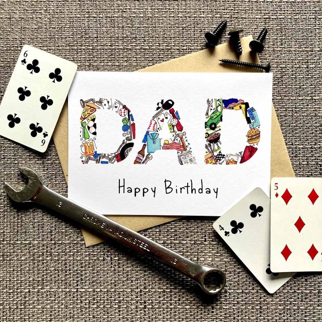 Dad Greeting Card by HD Designs_Just Makers
