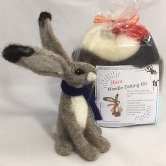 Make a needle felt hare kit_Just Makers