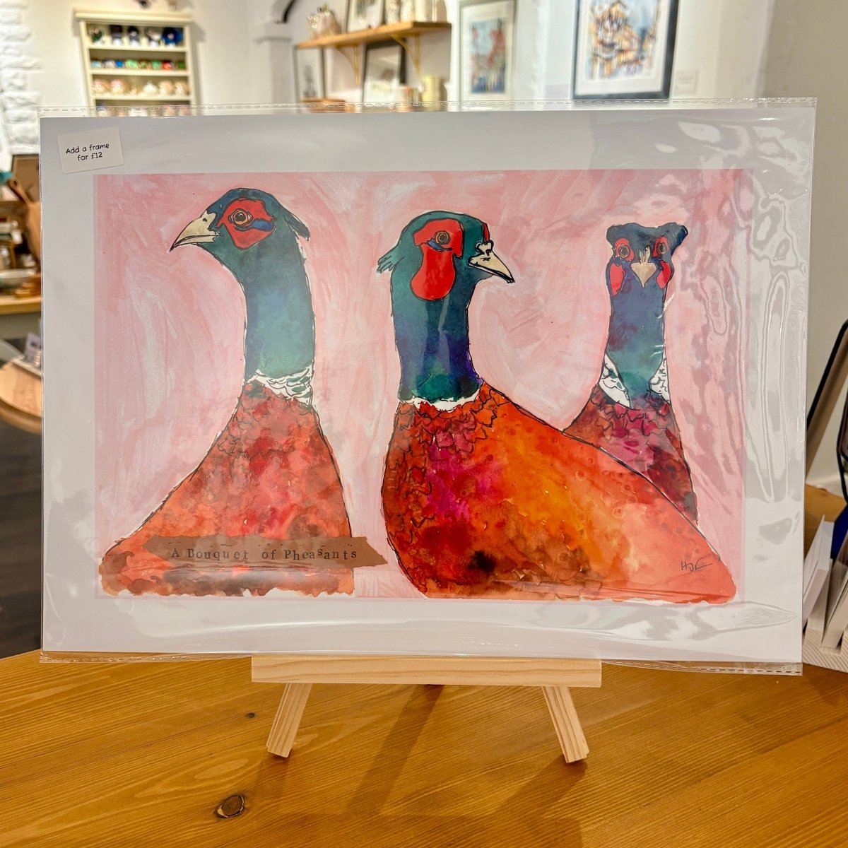 3 Rogue Pheasants A3 Print - The Proverbial Hare_Just Makers