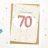 70th Birthday Card - Scribble & Print Co_Just Makers