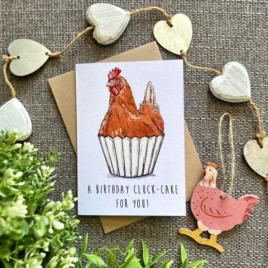 A Birthday Cluck Cake For You! Card - HD Designs_Just Makers
