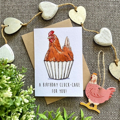 A Birthday Cluck Cake For You! Card - HD Designs - Just Makers HD Designs