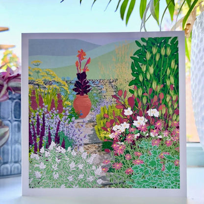 A Garden in Sun Greeting Card - Umbellifer_Just Makers