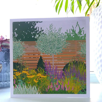 A Modern Garden Greeting Card - Umbellifer_Just Makers