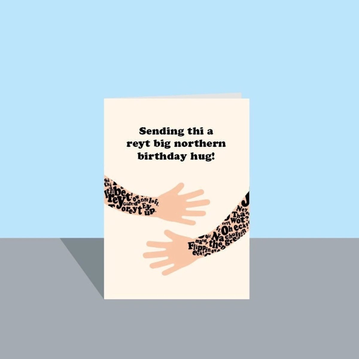 A Reyt Big Northern Hug Greeting Card - JAM Artworks - Just Makers JAM Artworks
