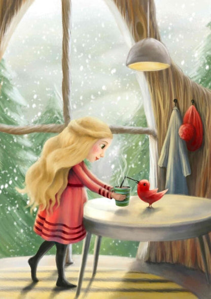 A Treehouse Treat Greeting Card Demelsa Haughton_Just Makers