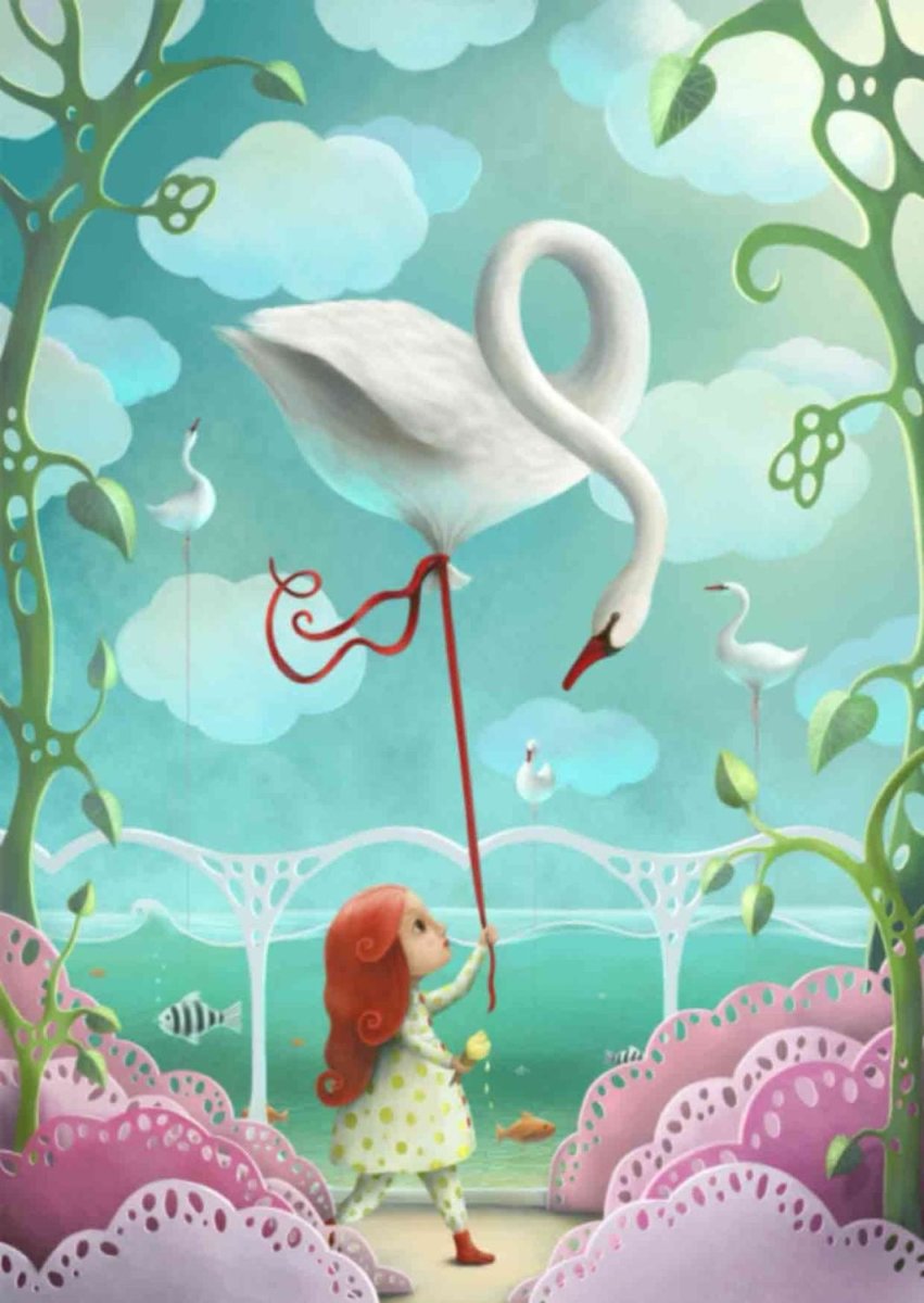 A Walk in the Park Greeting Card Demelsa Haughton - Just Makers Demelsa Haughton Illustration