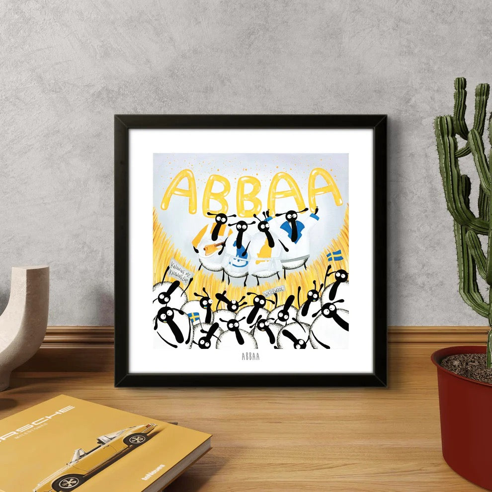 Abbaa 10&quot; Print - Mervyn Tay Art_Just Makers
