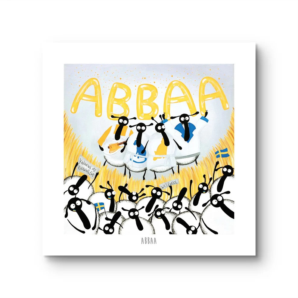 Abbaa 10&quot; Print - Mervyn Tay Art_Just Makers